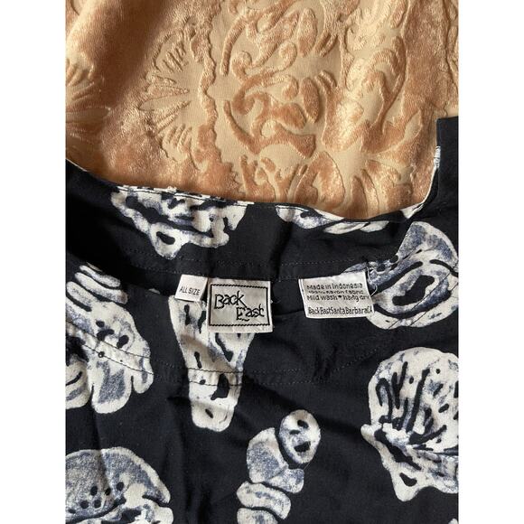 Vintage nautical beach coastal seashell tunic one size fits most small-large - Picture 5 of 5